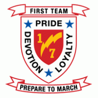 1st Battalion 7th Marine Regiment USMC logo vector logo