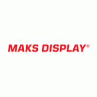 Maks Display logo vector logo