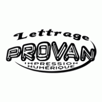 Lettrage PROVAN logo vector logo