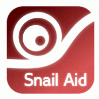 Snail aid logo vector logo