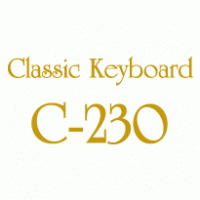 C-230 Classic Keyboard logo vector logo