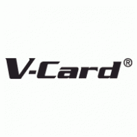 V-Card logo vector logo