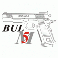 BUL M-5 gun logo vector logo