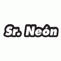 Sr. Neon logo vector logo