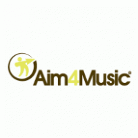 Aim 4 Music logo vector logo