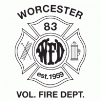 Worchester Vol. Fire Dept logo vector logo