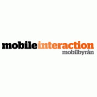Mobile Interaction logo vector logo