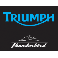 Triumph Thunderbird logo vector logo