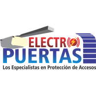 Electropuertas logo vector logo