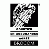 Brocom logo vector logo