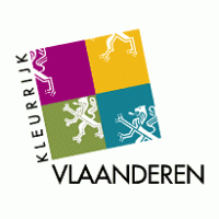 Kleurrijk Vlaanderen logo vector logo