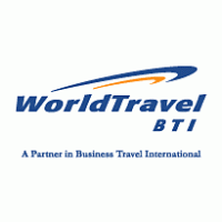 WorldTravel BTI logo vector logo