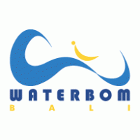 Waterbom logo vector logo