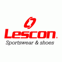 lescon sportswear & shoes logo vector logo