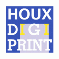 Houx Digiprint logo vector logo