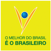 O melhor do Brasil e o brasileiro logo vector logo