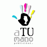 a tu mano publicidad logo vector logo