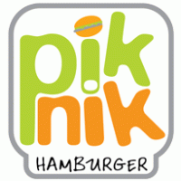 piknik hamburger logo vector logo