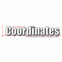 Coordinates logo vector logo