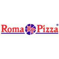 Roma pizza logo vector logo