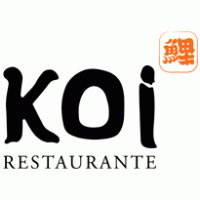 KOI Restaurante logo vector logo