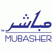 Mubasher logo vector logo