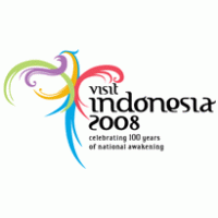 Visit Indonesia 2008 logo vector logo