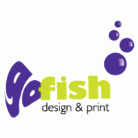 Go Fish Design & Print logo vector logo