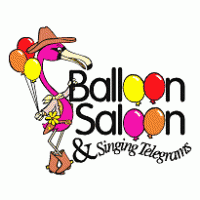 Balloon Saloon & Singing Telegrams logo vector logo