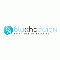 Blu Echo Design logo vector logo