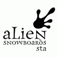 Alien Snowboards logo vector logo