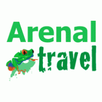 arenal travel logo vector logo