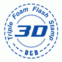 D & D (3D) logo vector logo