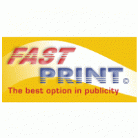 Fast Print logo vector logo