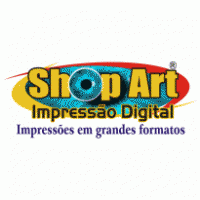 shop art logo vector logo