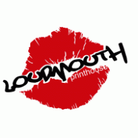 Loudmouth Printhouse logo vector logo