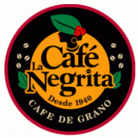 Cafe La Negrita logo vector logo