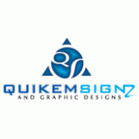 Quikemsignz logo vector logo