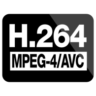 H.264/MPEG-4 AVC logo vector logo