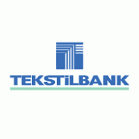 Tekstil Bank logo vector logo