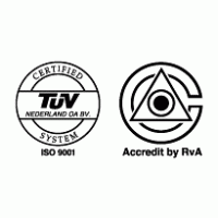 ISO 9001 VCA / TUV logo vector logo