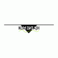 Komdizajn computers logo vector logo