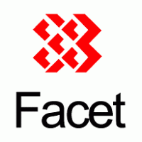 Facet logo vector logo