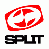 Split logo vector logo
