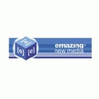 emazing new media logo vector logo