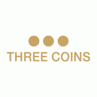 Three Coins logo vector logo