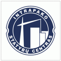 Intrapako statybu centras logo vector logo