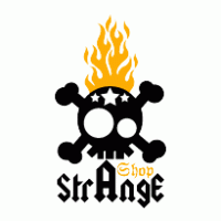 strange shop logo vector logo