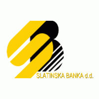 Slatinska banka logo vector logo