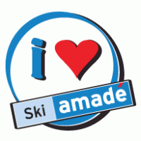 Ski amade logo vector logo